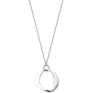collier 40 + 4 cm zilver gerhodineerd