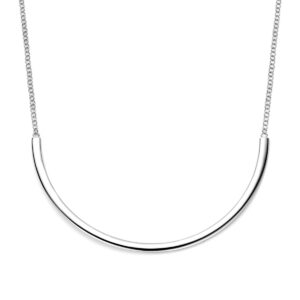 collier 45 cm zilver gerhodineerd