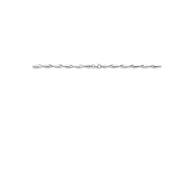 collier 4,5 mm 19 cm zilver gerhodineerd - Afbeelding 3