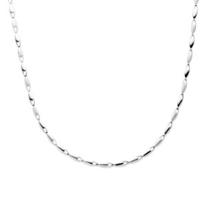 collier 4,5 mm 19 cm zilver gerhodineerd