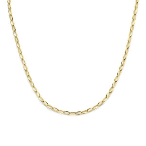 collier 6 mm 43 cm 14K geelgoud