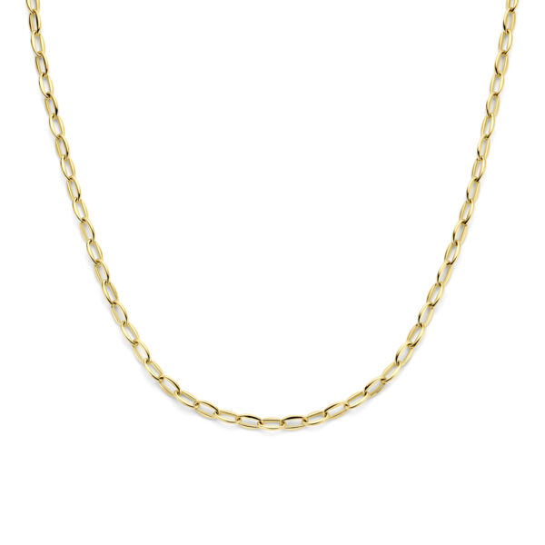 collier 6 mm 43 cm 14K geelgoud