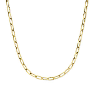 collier 7 mm 45 cm 14K geelgoud