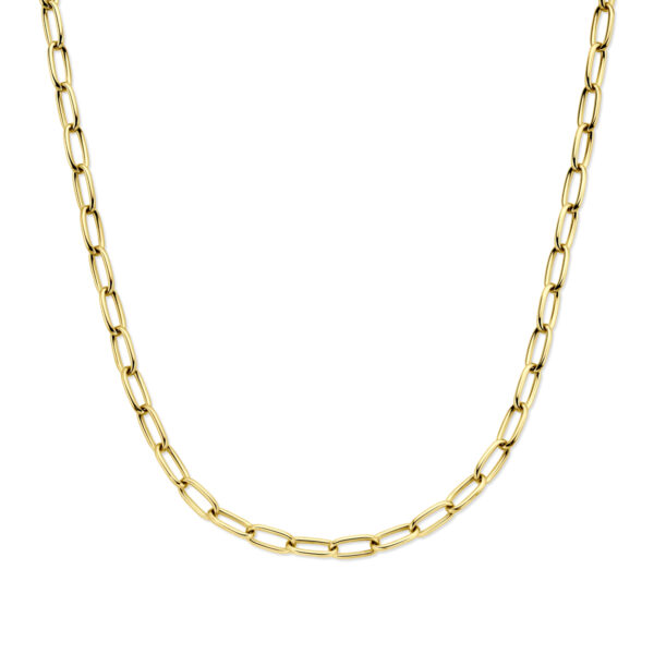 collier 7 mm 45 cm 14K geelgoud