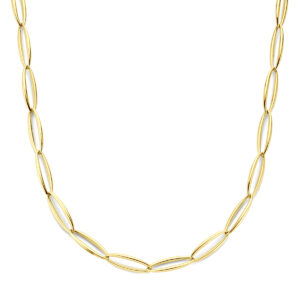 collier 9,5 mm 45 cm 14K geelgoud