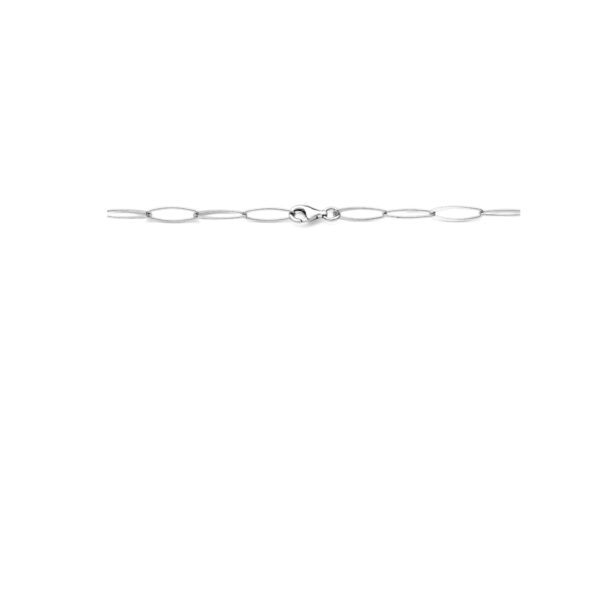 collier anker 6 mm 45 cm zilver gerhodineerd - Afbeelding 3