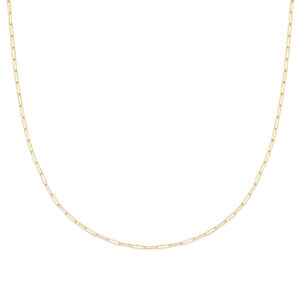 collier anker gediamanteerd 1,8 mm 45 cm 14K geelgoud