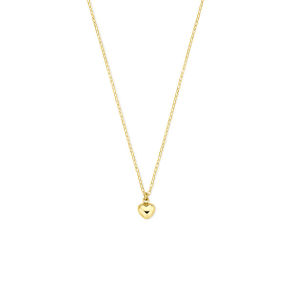 collier hartje 40 - 42 cm 14K geelgoud