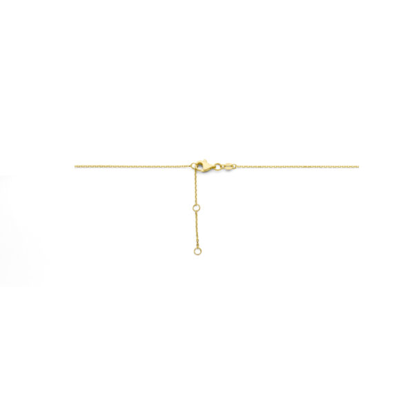 collier hartjes 41 - 43 - 45 cm 14K geelgoud - Afbeelding 3