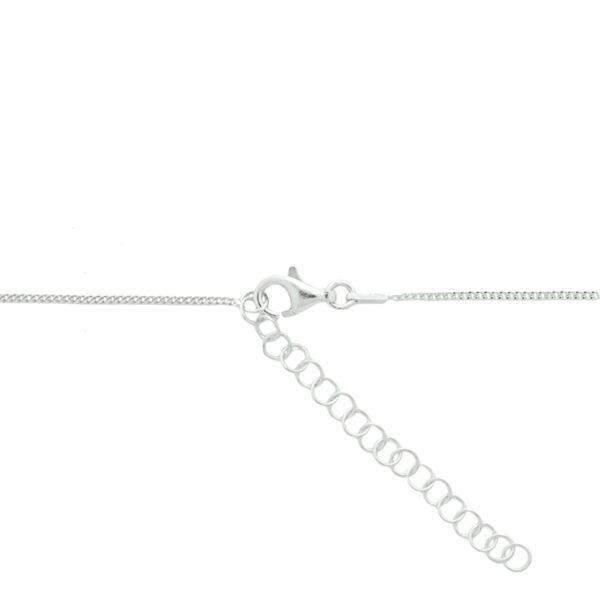 collier kruis 40 + 5 cm zilver gerhodineerd - Afbeelding 4