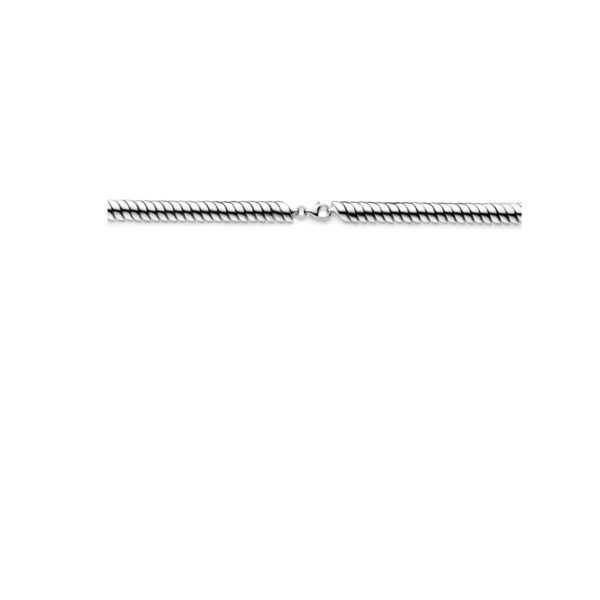 collier omega 9 mm 45 cm zilver gerhodineerd - Afbeelding 3
