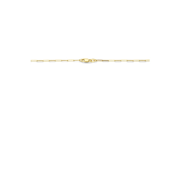 collier paperclip 1,8 mm 45 cm 14K geelgoud - Afbeelding 3