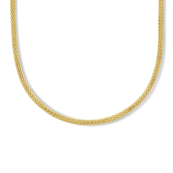 collier popcorn 3,0 mm 45 cm 14K geelgoud