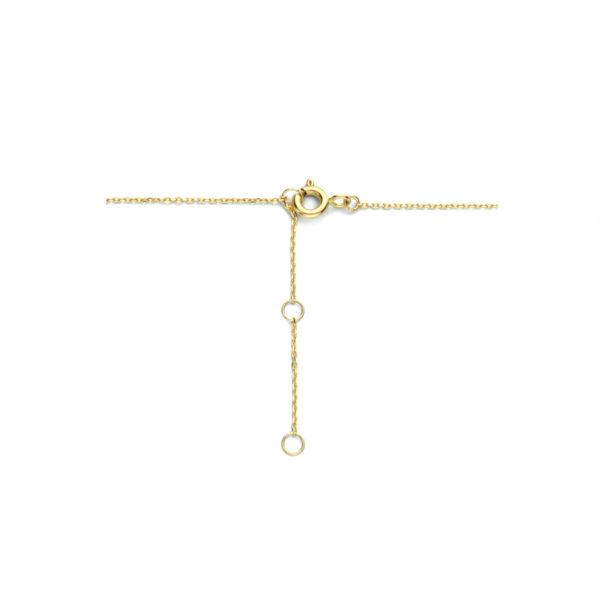 collier rondjes zirkonia 40 - 42 - 44 cm 14K geelgoud - Afbeelding 3