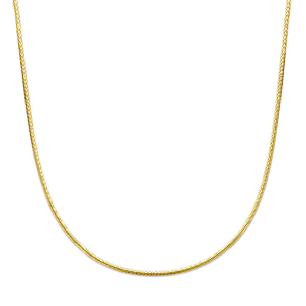 collier slang 2,6 mm 42 cm 14K geelgoud