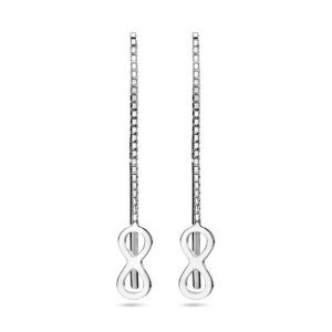 doortrekoorbellen infinity zilver gerhodineerd