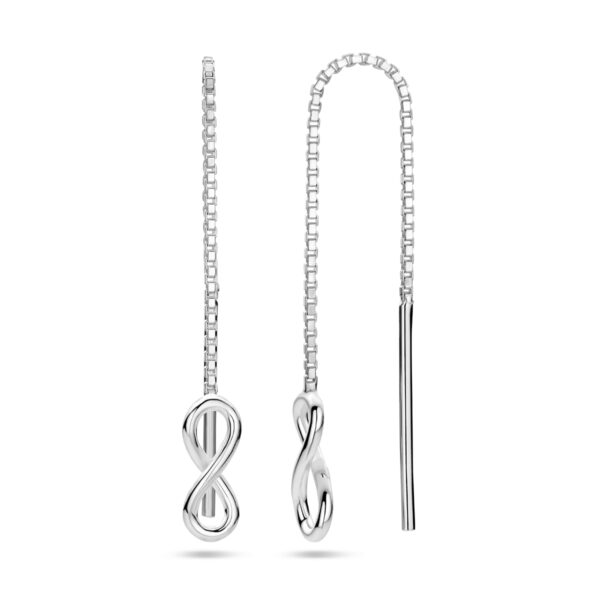 doortrekoorbellen infinity zilver wit - Afbeelding 3