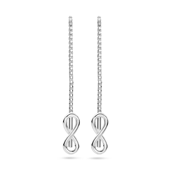 doortrekoorbellen infinity zilver wit
