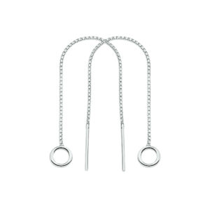 doortrekoorbellen zilver wit