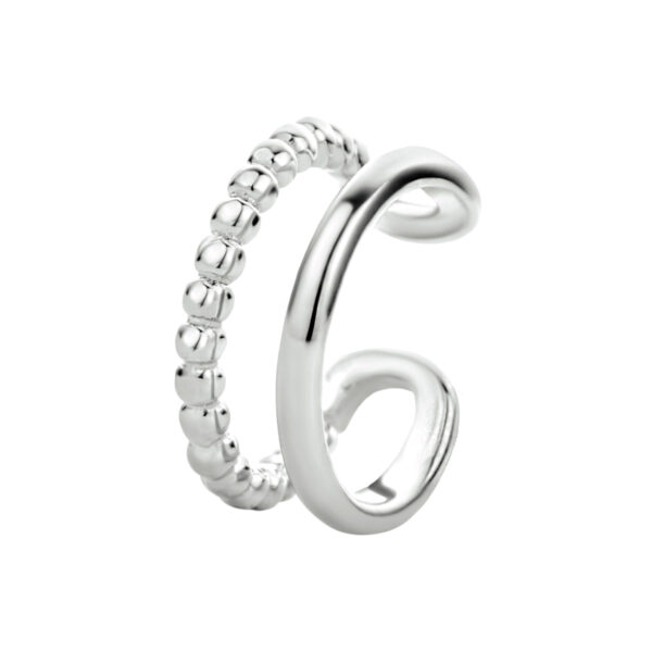 earcuff zilver gerhodineerd