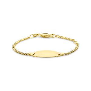 graveerarmband 11 - 13 cm 14K geelgoud