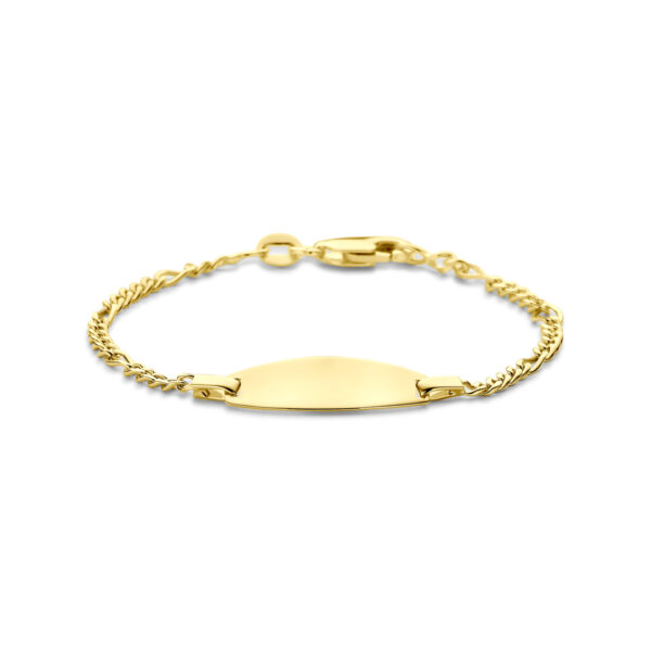 graveerarmband 11 - 13 cm 14K geelgoud