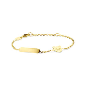 graveerarmband beer 11 - 13 cm 14K geelgoud