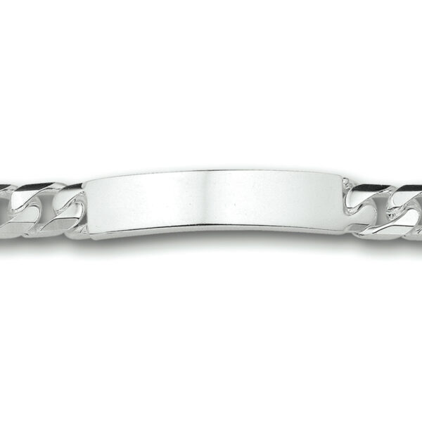 graveerarmband gourmet 9 mm zilver gerhodineerd