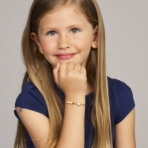graveerarmband kat 11 - 13 cm 14K geelgoud - Afbeelding 2