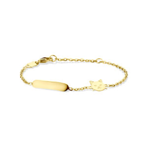 graveerarmband kat 11 - 13 cm 14K geelgoud