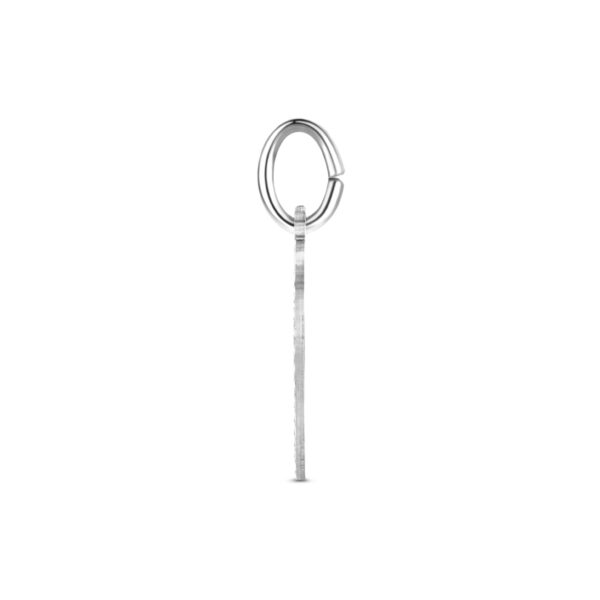 graveerhanger hartje 19 mm zilver gerhodineerd - Afbeelding 3