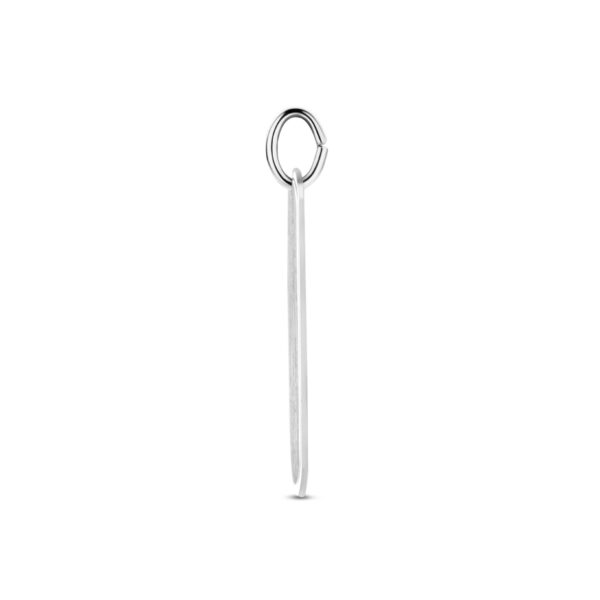 graveerhanger poli/mat 30 mm zilver gerhodineerd - Afbeelding 3