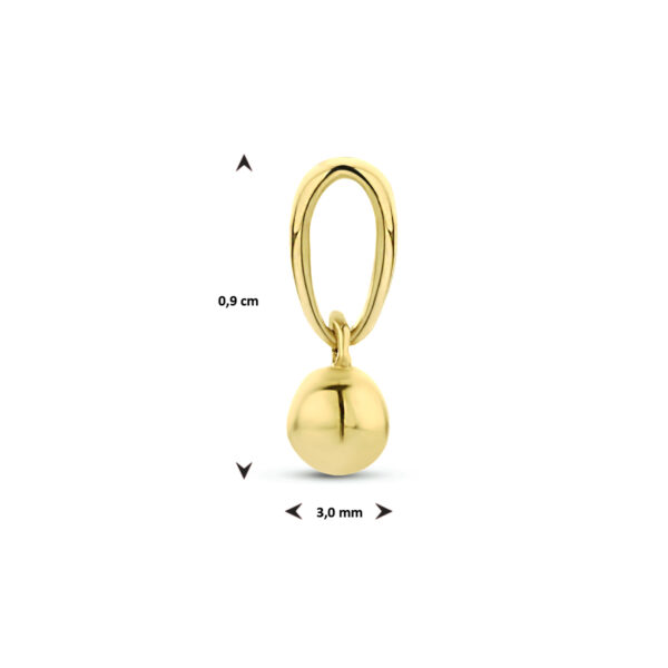hanger bolletje 14K geelgoud - Afbeelding 4
