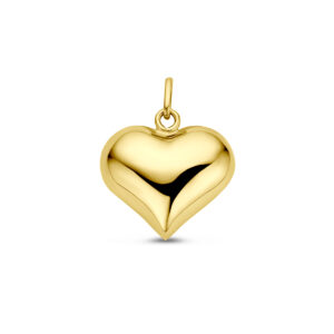 hanger hart 14K geelgoud