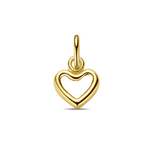 hanger hart 14K geelgoud