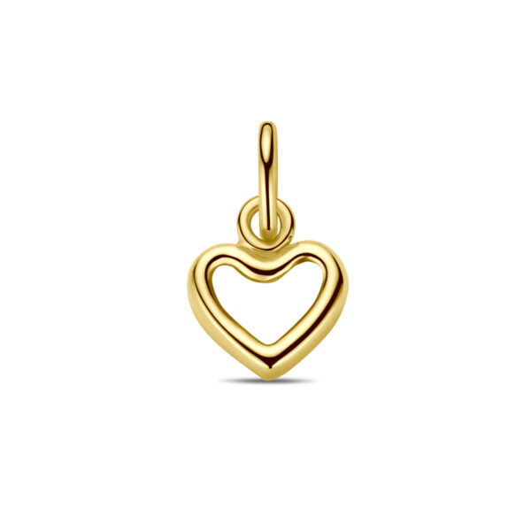 hanger hart 14K geelgoud