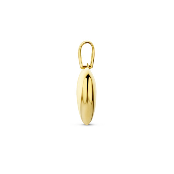 hanger hart 18 mm 14K geelgoud - Afbeelding 3