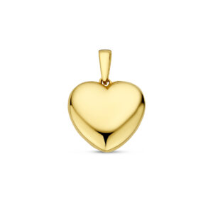 hanger hart 18 mm 14K geelgoud