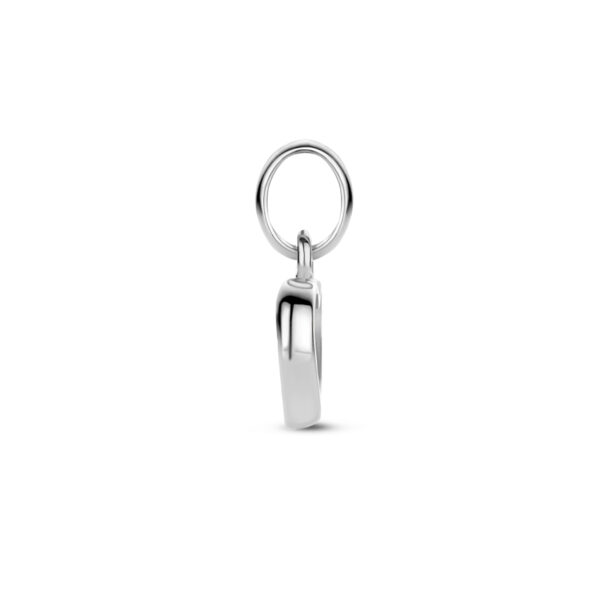 hanger hart zilver gerhodineerd - Afbeelding 3