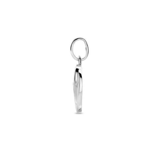 hanger hart zilver gerhodineerd - Afbeelding 3