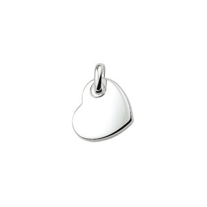 hanger hart zilver gerhodineerd
