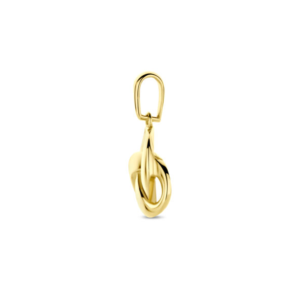 hanger knoop 16 mm 14K geelgoud - Afbeelding 3