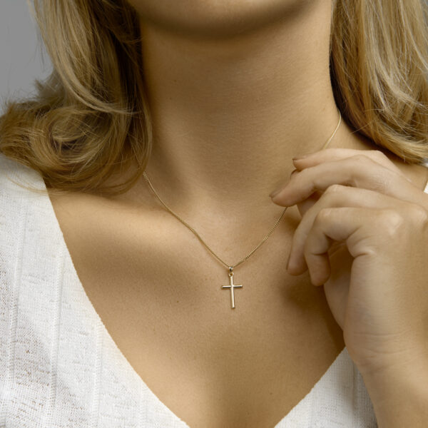 hanger kruis 14K geelgoud - Afbeelding 2