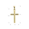 hanger kruis 14K geelgoud - Afbeelding 3