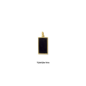 hanger onyx 25 mm 14K geelgoud