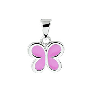 hanger vlinder zilver gerhodineerd