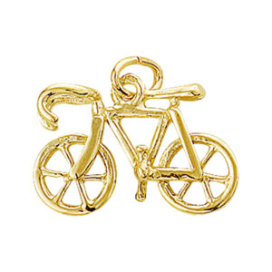 hanger wielrenfiets 14K geelgoud