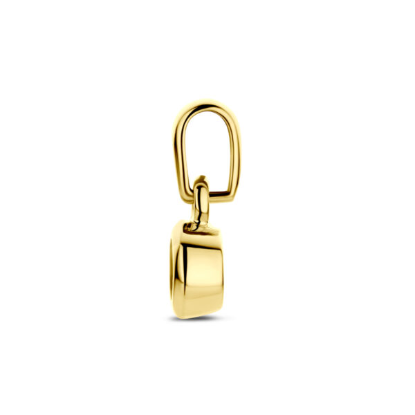 hanger zirkonia 11 mm 14K geelgoud - Afbeelding 3