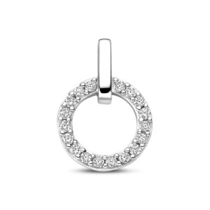 hanger zirkonia 17mm zilver gerhodineerd