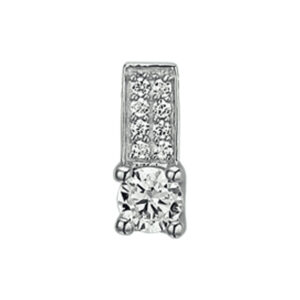 hanger zirkonia zilver gerhodineerd